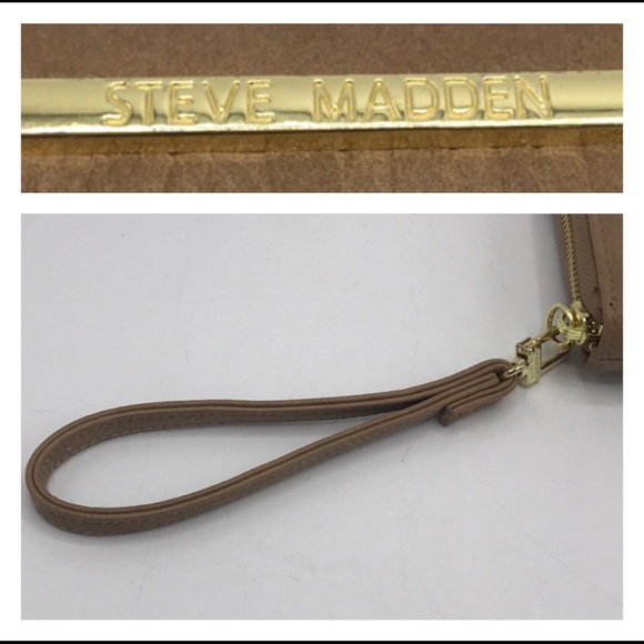 Steve Madden Tan Wallet Wristlet - Picture 4 of 6